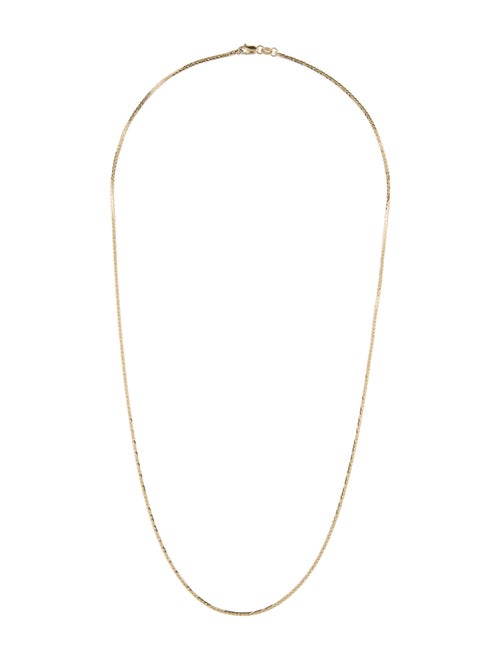 Necklace 14K Wheat Chain Necklace