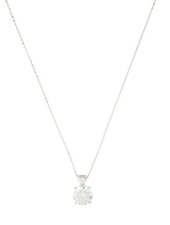 Necklace 14K 2.17ctw Lab-Grown Diamond Pendant Necklace