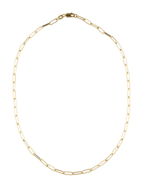 Necklace 14K Paperclip Link Chain Necklace