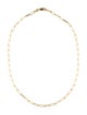 Necklace 14K Paperclip Link Chain Necklace