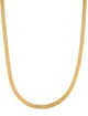 Necklace 14K Herringbone Chain Necklace