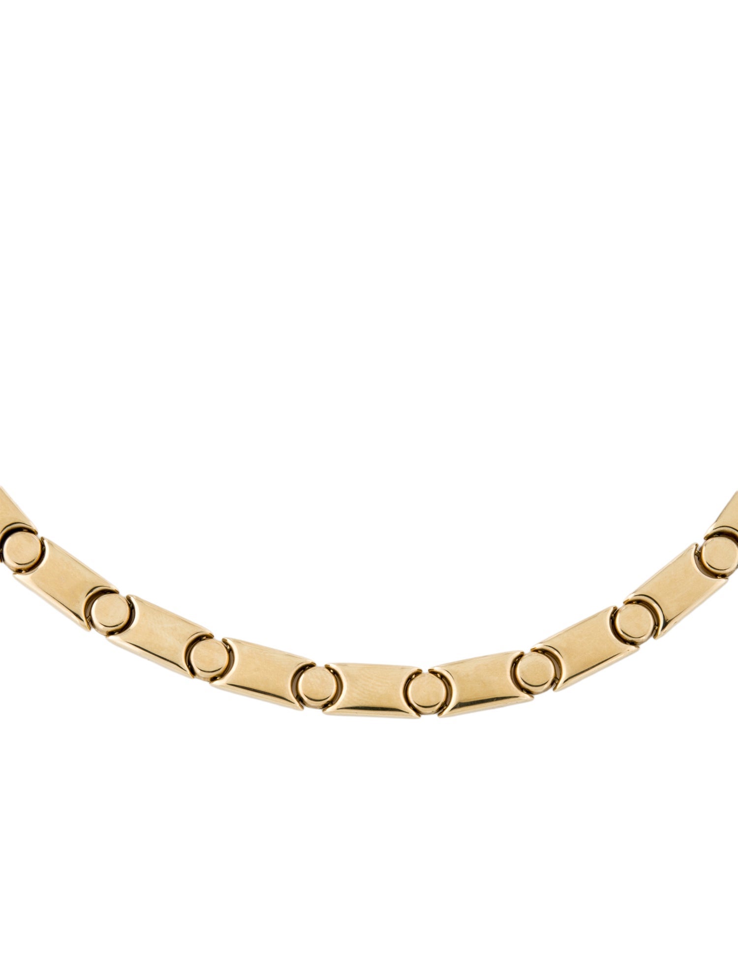 Necklace 14K Circles Link