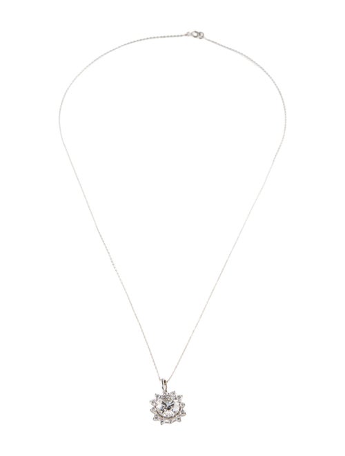 Necklace 14K 3.12ctw Lab-Grown Diamond Pendant Necklace