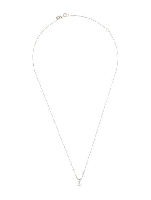 Necklace 14K Diamond Solitaire Pendant Necklace