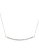 Necklace 14K Diamond Bar Pendant Necklace