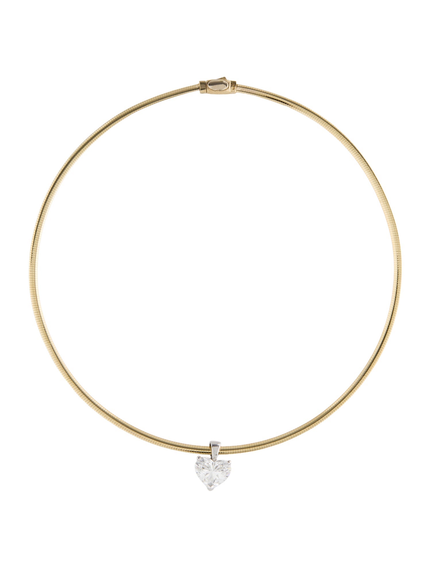 Necklace 14K 5.72ct Lab-Grown Diamond Pendant