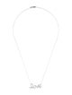 Necklace 14K Diamond 'Love' Pendant Necklace
