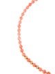 Necklace 14K Coral Bead Strand Necklace