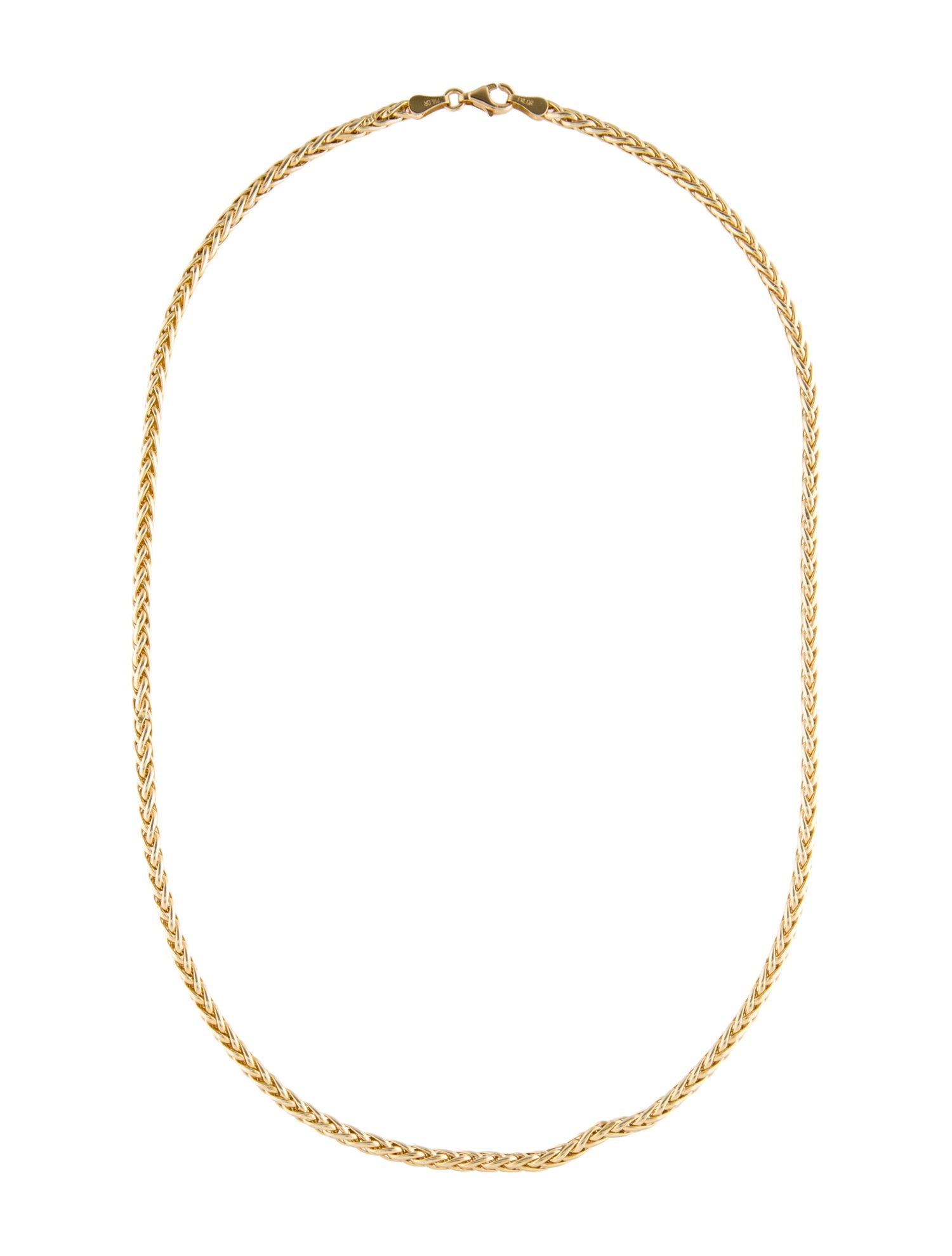 Necklace 14K Wheat Chain