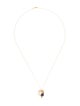 Necklace 14K Pearl Dolphin Pendant w/ 18K Chain Necklace