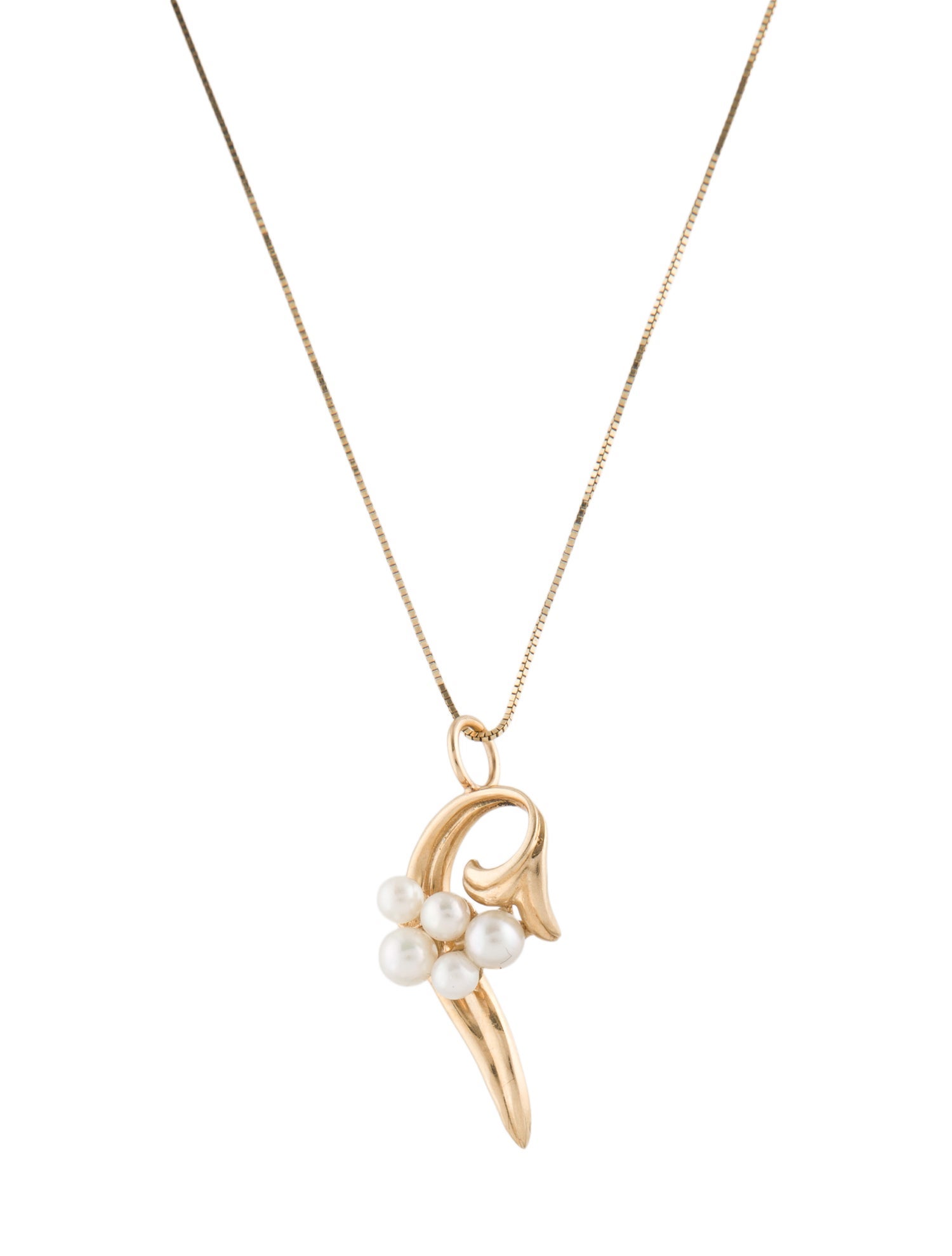 Necklace 14K Pearl Pendant