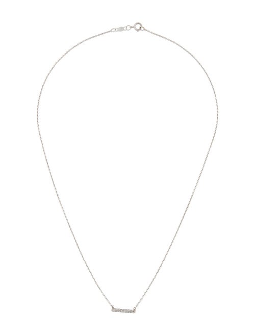 Necklace Diamond Bar Pendant Necklace