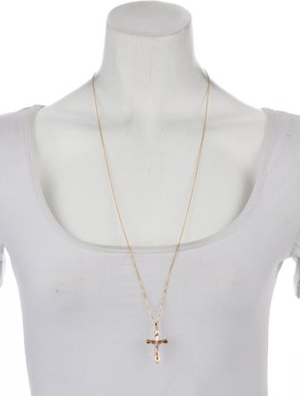 Necklace 14K Cross Pendant Necklace