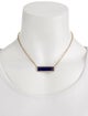 Necklace Sodalite & Diamond Pendant Necklace