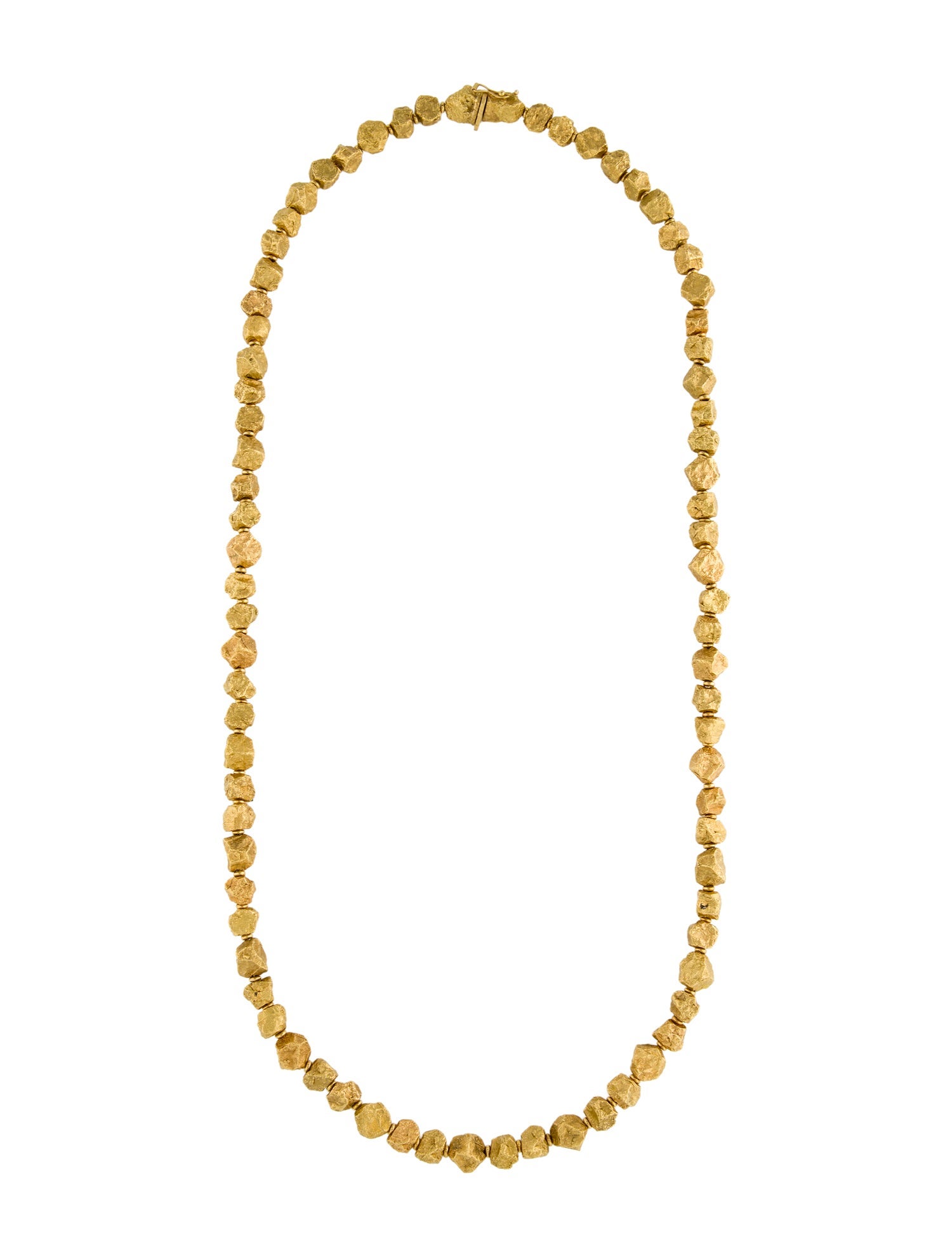 Necklace 18K Nugget Link Bracelet
