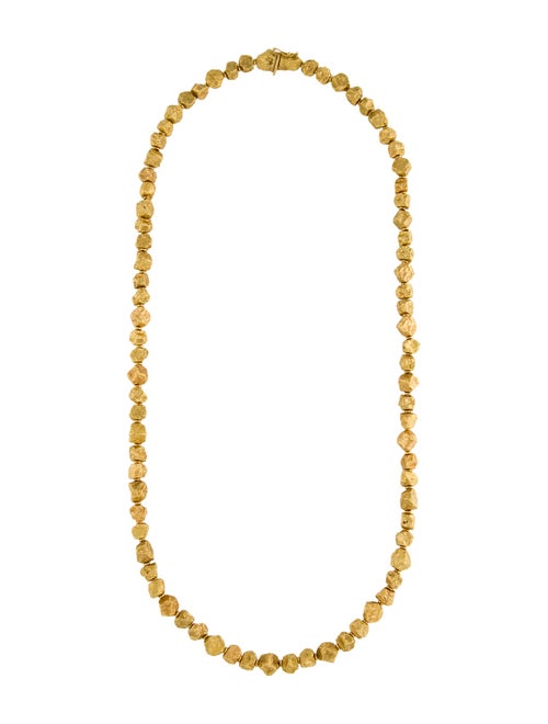 Necklace 18K Nugget Link Bracelet