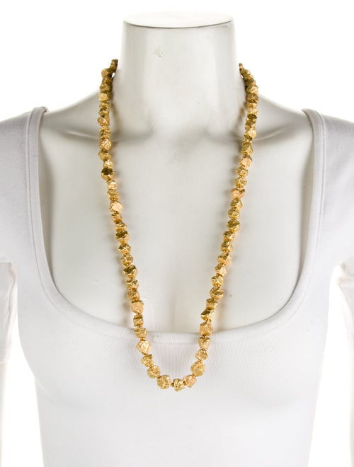 Necklace 18K Nugget Link Bracelet