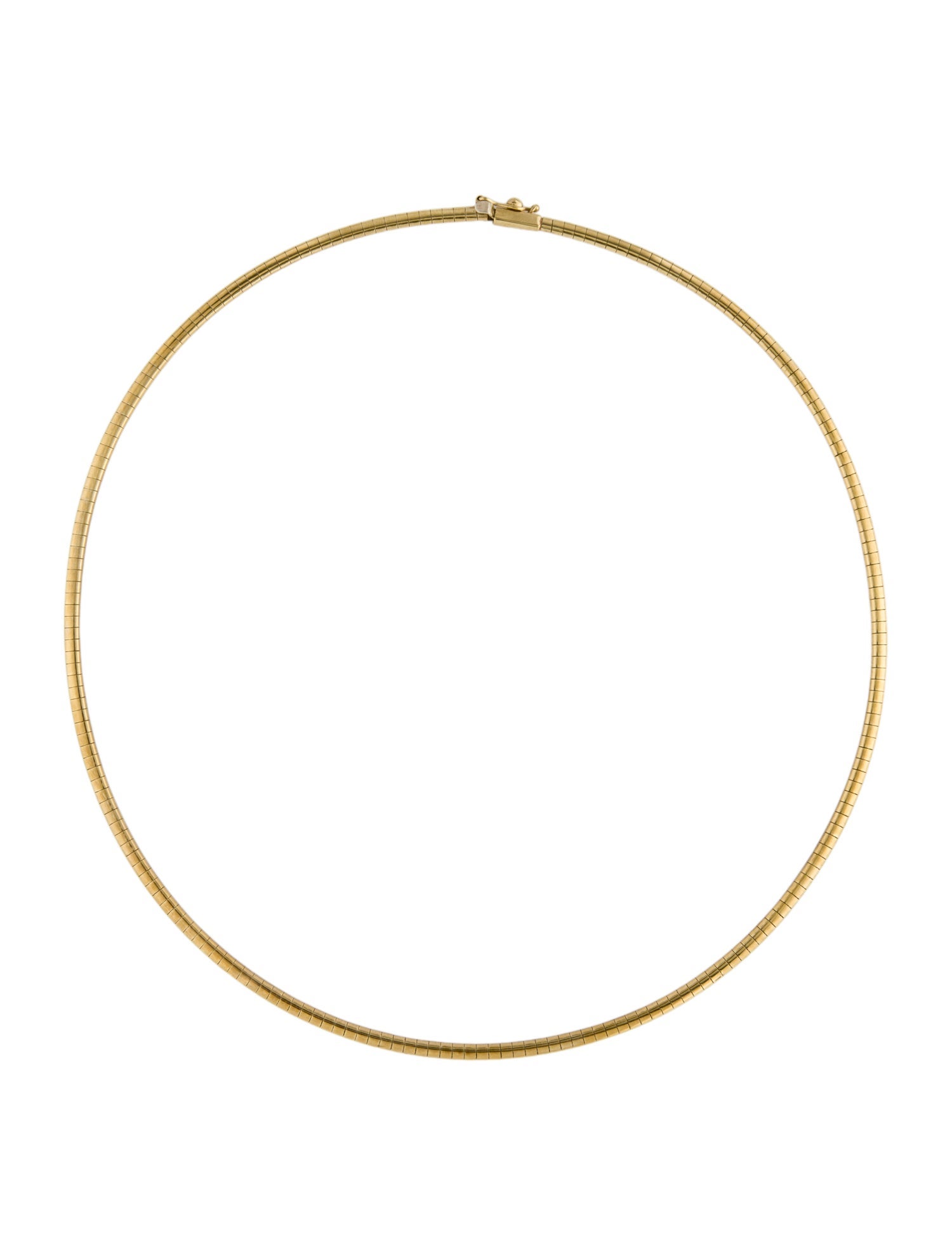 Necklace 10K Omega Collar