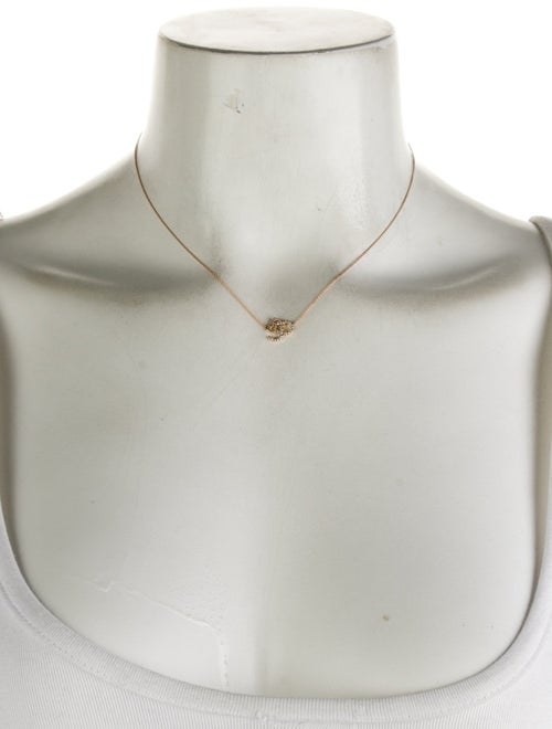 Necklace 14K Diamond 'Om' Pendant Necklace