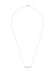 Necklace 14K Diamond Bar Pendant Necklace