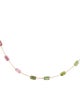 Necklace 18K Tourmaline Station Necklace