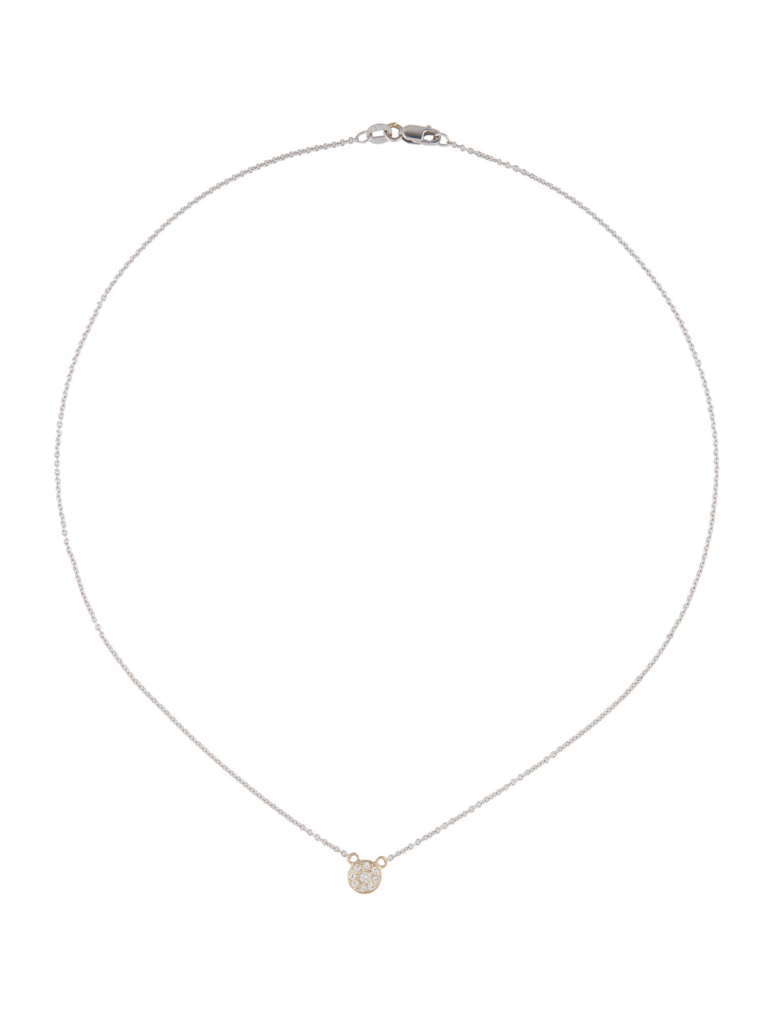 Necklace 18K Diamond Pendant