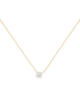 Necklace 14K 1.08ct Lab-Grown Diamond Pendant Necklace