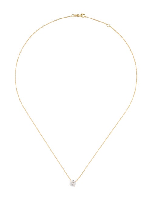 Necklace 14K 1.08ct Lab-Grown Diamond Pendant Necklace