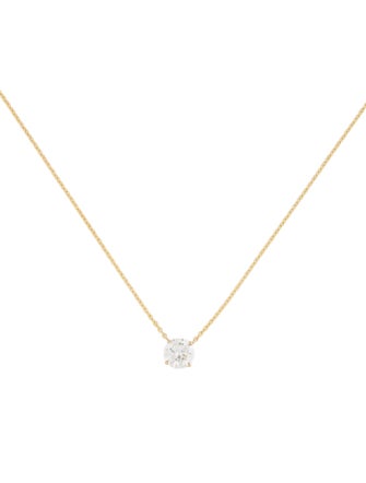 Necklace 14K 1.08ct Lab-Grown Diamond Pendant Necklace