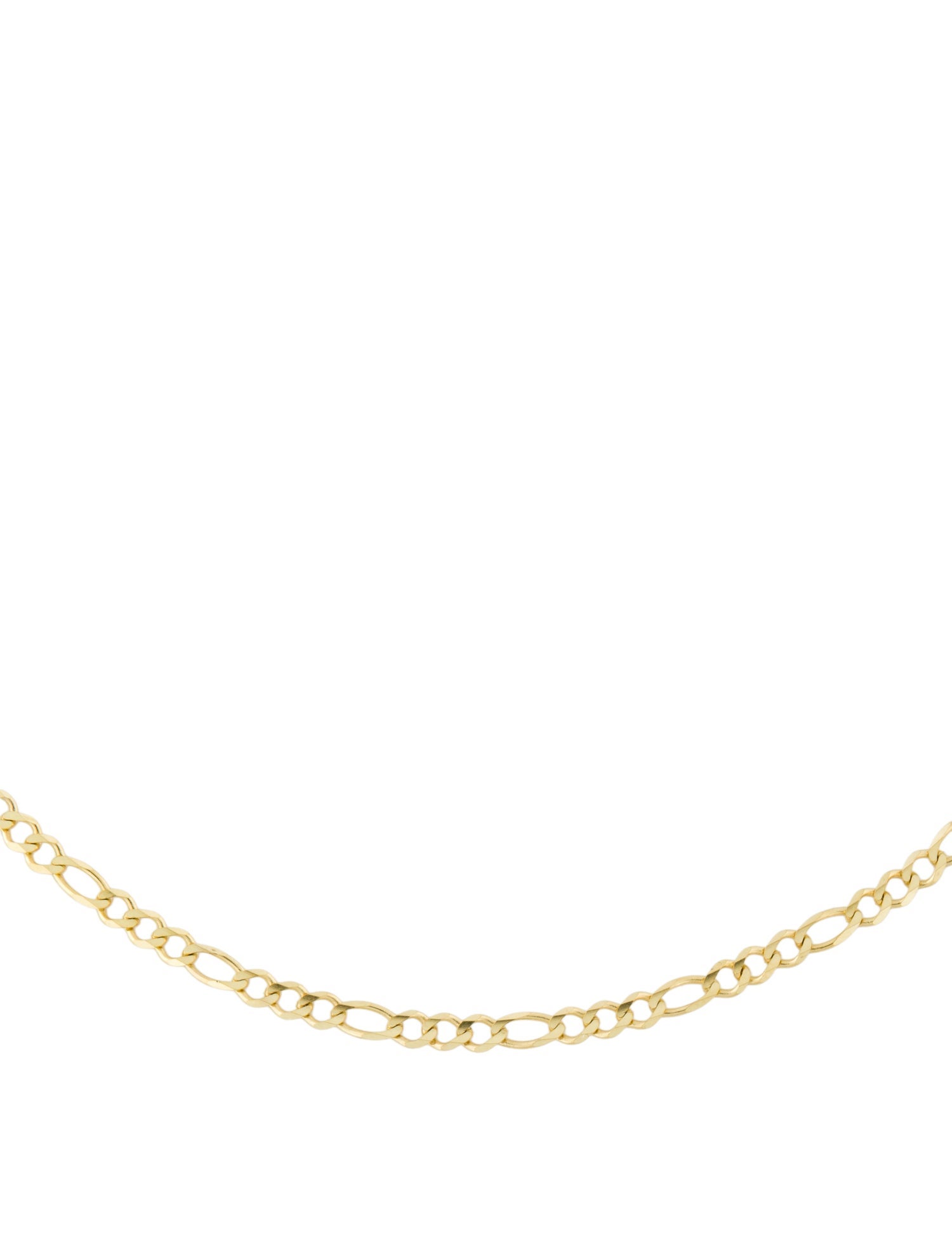 Necklace 10K Figaro Link Chain