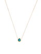Necklace 14K Dyed Howlite Pendant Necklace