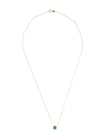 Necklace 14K Dyed Howlite Pendant Necklace