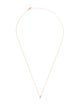 Necklace 14K Diamond Initial 'F' Pendant Necklace