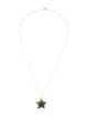 Necklace 14K Jadeite Star Pendant Necklace