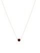 Necklace 14K Ruby Pendant Necklace