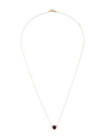 Necklace 14K Ruby Pendant Necklace