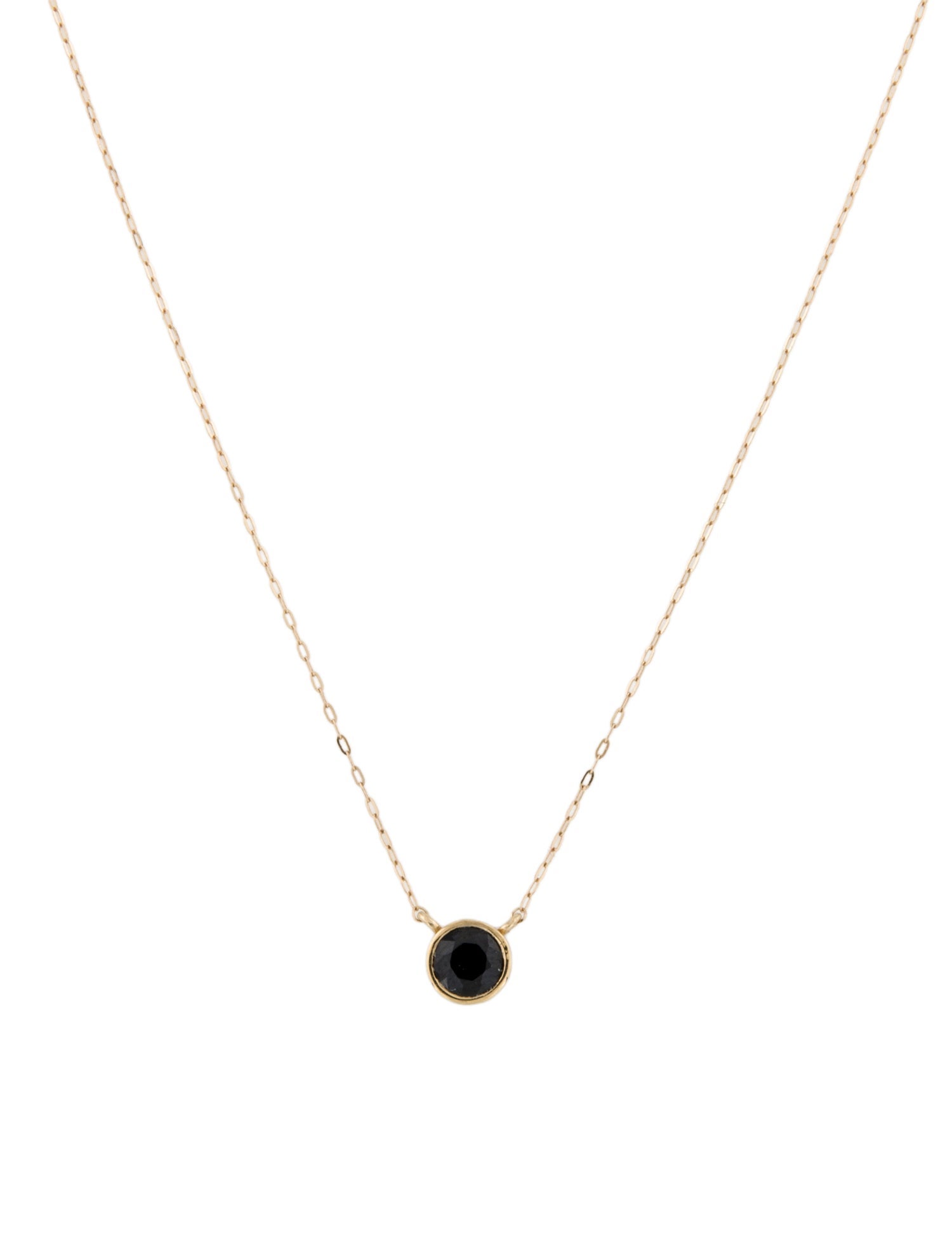 Necklace 14K Sapphire Pendant