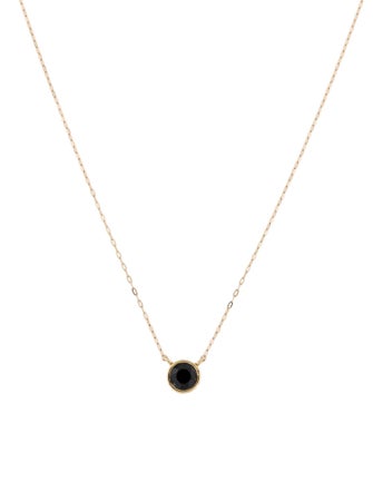 Necklace 14K Sapphire Pendant Necklace