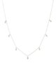Necklace 14K Diamond Station Necklace