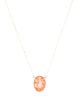 Necklace 14K Cameo Dancer Pendant Necklace