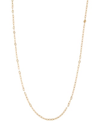 Necklace 14K Diamond Cut Open Link Necklace