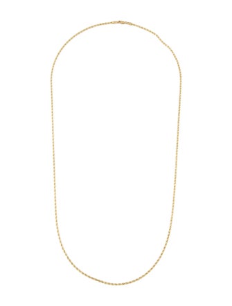 Necklace 14K Rope Chain Necklace