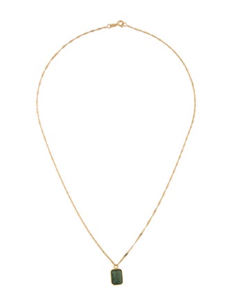 Necklace 14K 1.44ct Sapphire Pendant Necklace