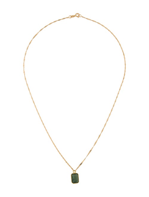 Necklace 14K 1.44ct Sapphire Pendant Necklace