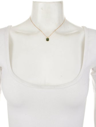 Necklace 14K 1.44ct Sapphire Pendant Necklace