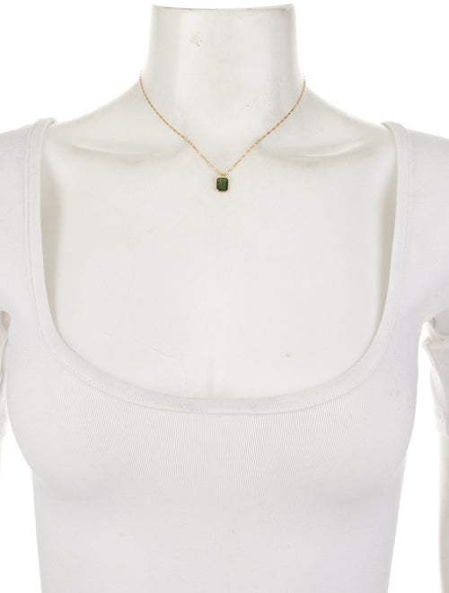 Necklace 14K 1.44ct Sapphire Pendant Necklace