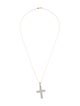 Necklace 14K Diamond Cross Pendant Necklace
