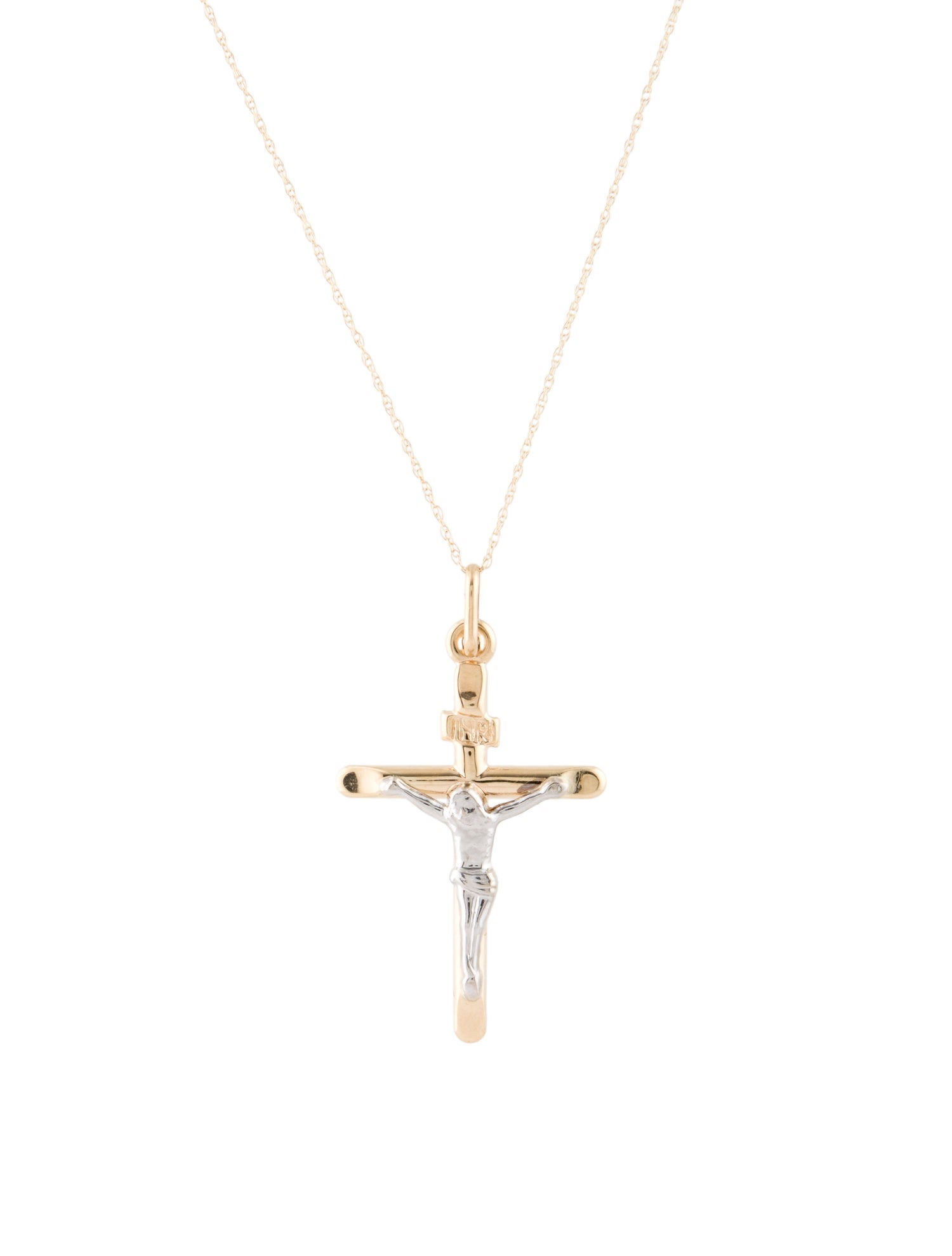 Necklace 10K Crucifix Pendant