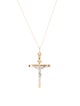 Necklace 10K Crucifix Pendant Necklace