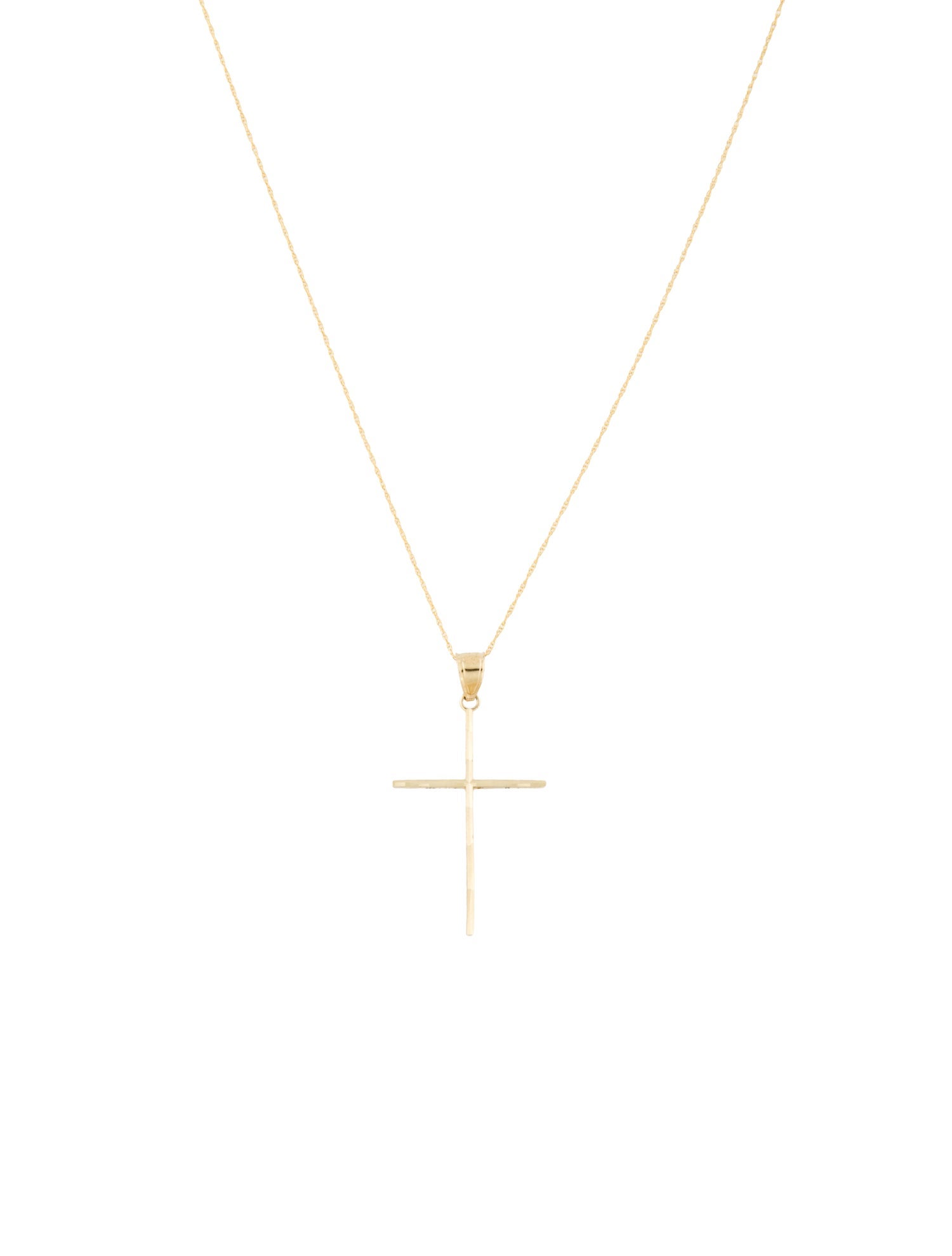 Necklace 14K Cross Pendant